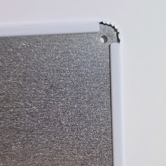 USA PATRIOTIC RED, WHITE, & BLUE TIN SIGN WITH THE PLEDGE OF ALLEGIANCE - Picture 3 of 4